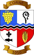 Coat of arms of Corné