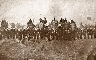 Siamese army during Haw wars in 1875