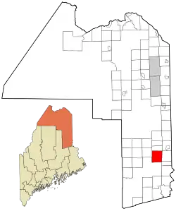 Location of Linneus, Maine