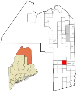 Location of Smyrna, Maine