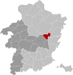 Location of As in Limburg