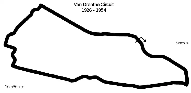 Original Dutch TT Van Drenthe Circuit (1926–1954)