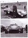Aston Martin DB 214 in 1975 at the Royal Automobile Club of Flanders Standing and Rolling Kilometer