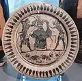 Athenian plate, c. 560 BC