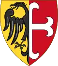 Coat of arms attributed to Henry VII, in the Historia Anglorum