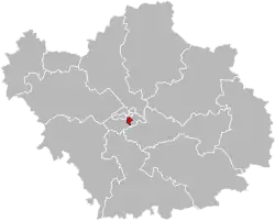 Situation of the canton of Troyes-5 in the department of Aube