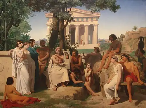Homer by Auguste Leloir