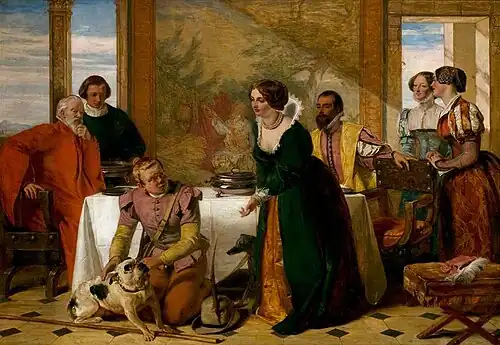Launce's Substitute for Proteus' Dog by Augustus Egg