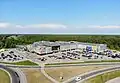 Auriga shopping centre in Kuressaare contains a large Rimi supermarket.