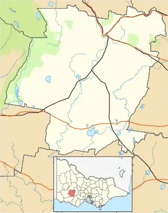 Willaura is located in Rural City of Ararat