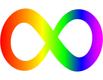 Autism rainbow infinity