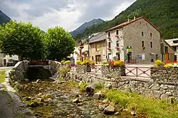 The Rue des Pyrénées, in Auzat