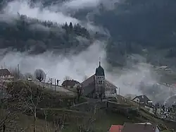 The church in Septmoncel