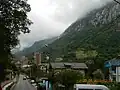 Main road going into the resort