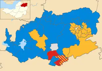 2011 results map
