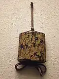 Edo-era lacquer inro container showing 115 anthropomorphic monkeys