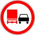 3.22 Overtaking by trucks is prohibited