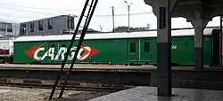 INKA Baggage Wagon operated by Indonesian Railways