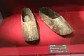 Paekche period gilt bronze slippers