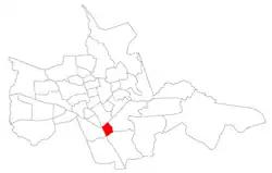 The bairro in District of Sede