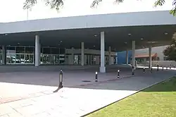 View of the Dignity Health Theater and Convention Center's Entrance