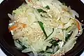Bak-namul (seasoned calabash side dish)