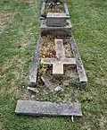 The grave of Evelyne Mary, the daughter of Major General Harry Macan Mason