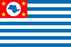 Flag of Cruzeiro, São Paulo