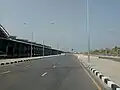 New road near the entrance