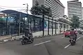 Temporary station serving southbound buses when it was still named Bank Indonesia, 2023