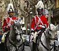 Guàrdia Urbana mounted unit in ceremonial dress.