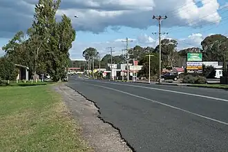 Remembrance Drive, the town's high street