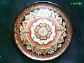 Image 19The Pasto Lacquer is a decorative handicraft of precolumbian origin, that uses a type of natural rubber (the resin of the Mopa-mopa tree, Elavagia pastoensis Mora) which is colored and then stretched over woodwork pieces. (from Colombian handicrafts)