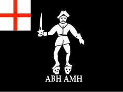 Pirate flag of Bartholomew Roberts