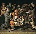 Saint Didacus feeding the poor, Murillo