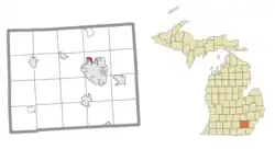 Location within Washtenaw County