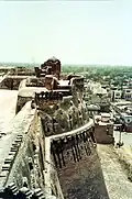 View from top terrace of Fort, June 2003