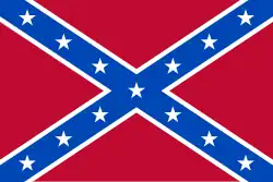 Naval jack of the Confederate States from 1863 to 1865