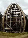 Baumwipfelpfad Neuschönau — wooden tower profile.