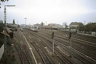 The station in 1987