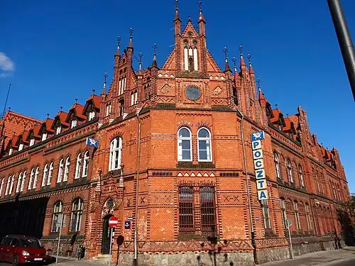 Corner with Pocztowa Street