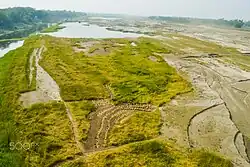 Drone view of Ghior upazila