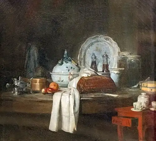 The Preparations of a Lunch by Jean Siméon Chardin