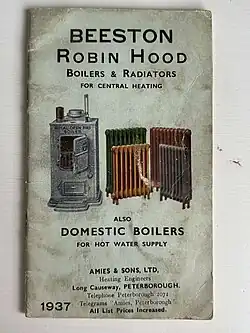 Front cover of a Beeston Robin Hood Brochure