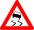 A15: Slippery road