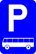 E9d: Parking reserved for coaches