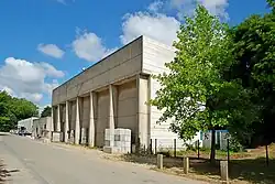 The Cyclotron's bunker with 3 meter thick walls.