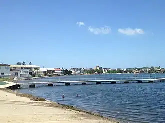 View from Belmont 16s sailing club