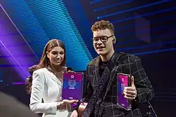 Ben and Tan at the Dansk Melodi Grand Prix 2020