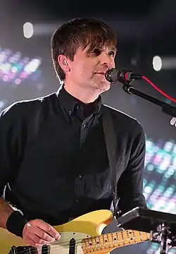 Gibbard with Death Cab for Cutie in 2018